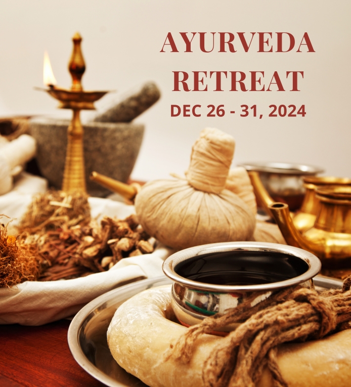ayurveda retreat DEC 26 - 31, 2024