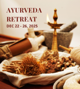 ayurveda retreat DEC 22 - 26, 2025