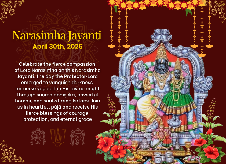 Narasimha Jayanti April 30th, 2026